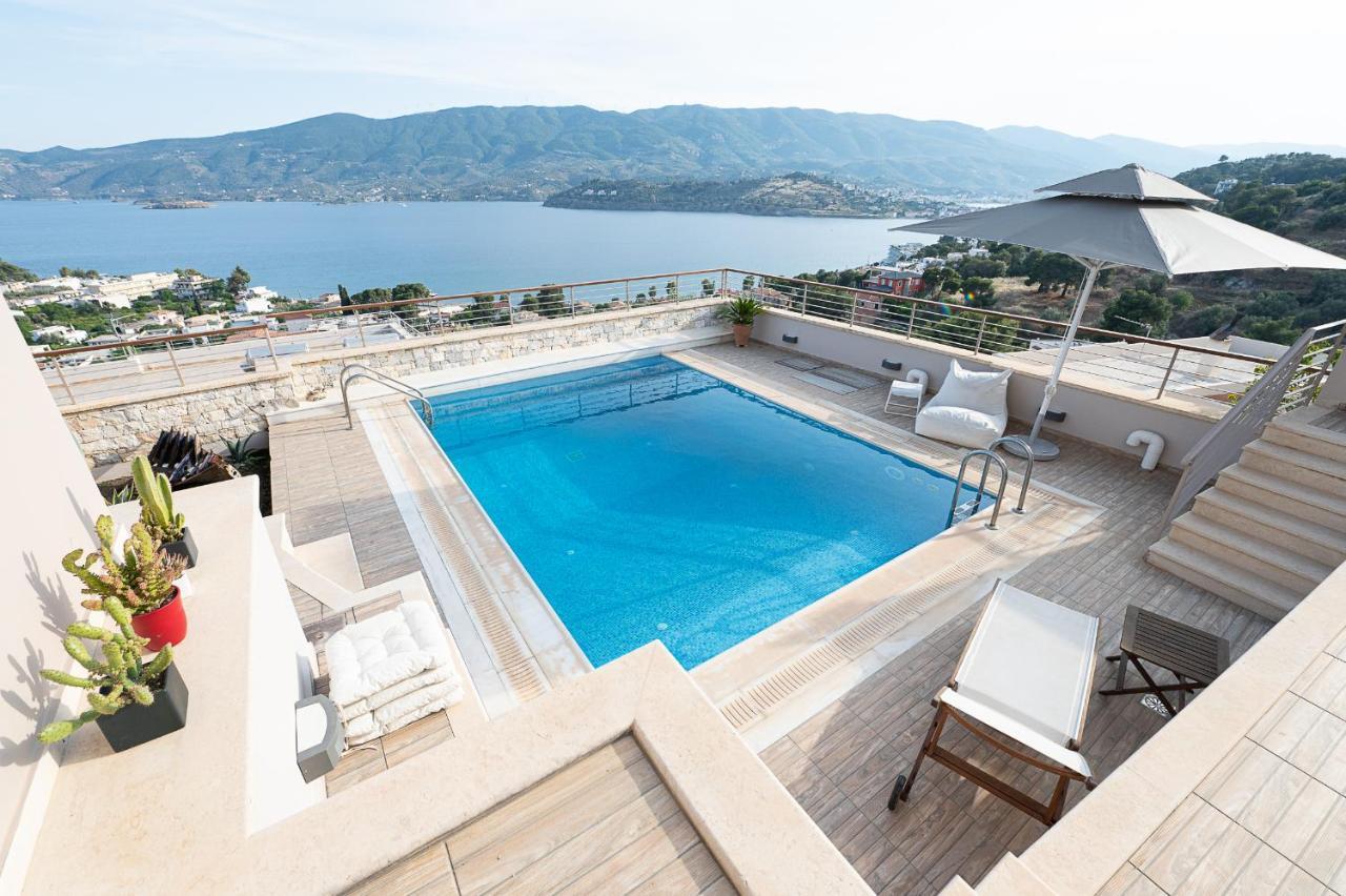 Kalavria Luxury Suites, Afroditi Suite With Magnificent Sea View And Private Swimming Pool. Poros Town Buitenkant foto